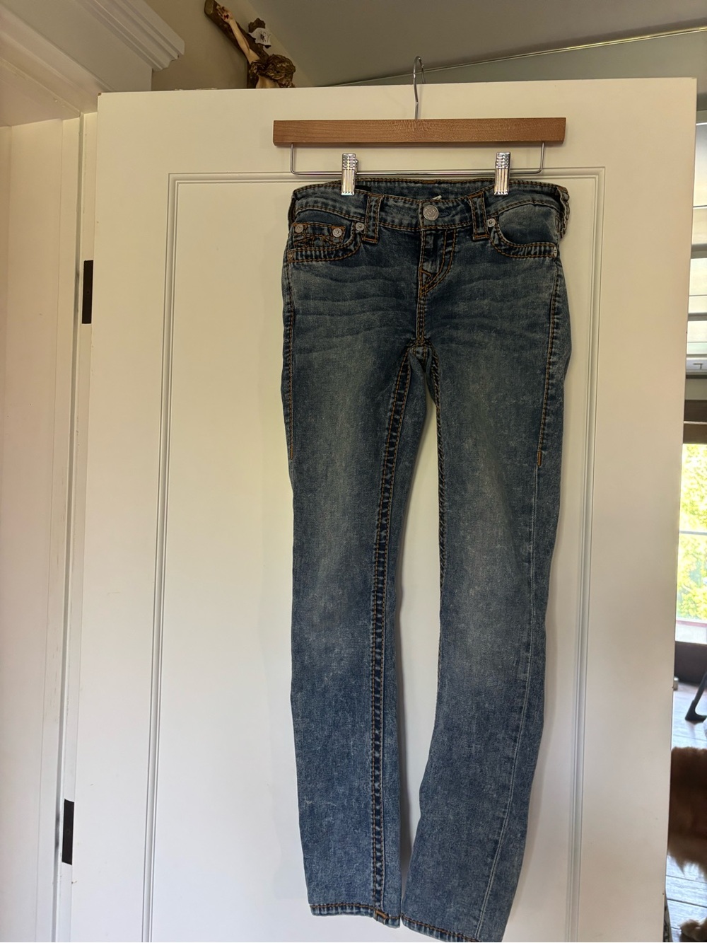 True Religion Women's Stella Mid Rise Skinny Jeans size 26